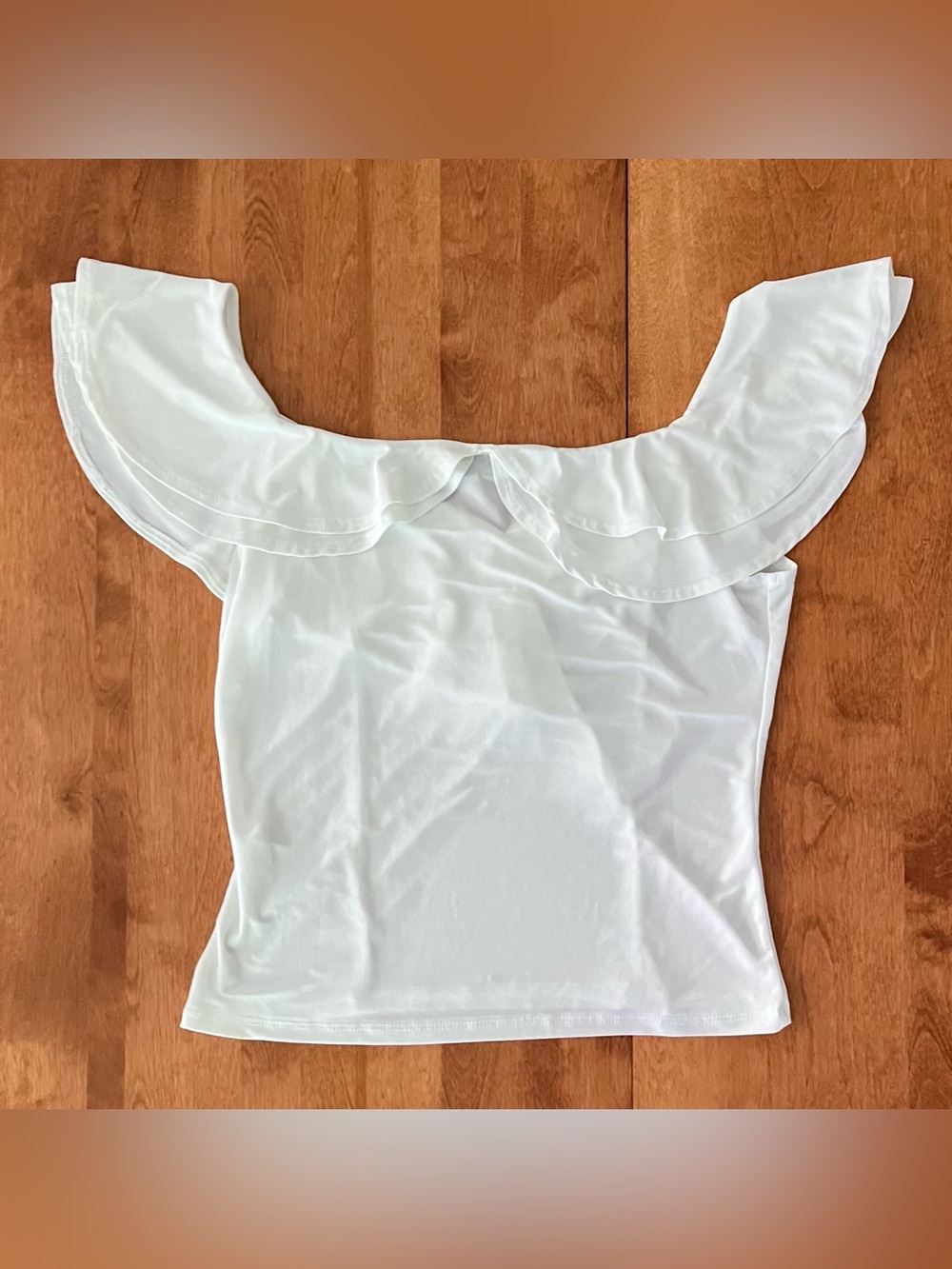 Charlotte Russe Ruffle Top - Picture 3 of 5